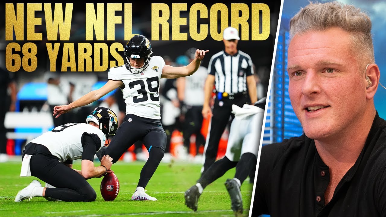 Jaguars Cam Little Nails 68 Yard Field Goal, Sets New NFL Record | Pat McAfee Show
