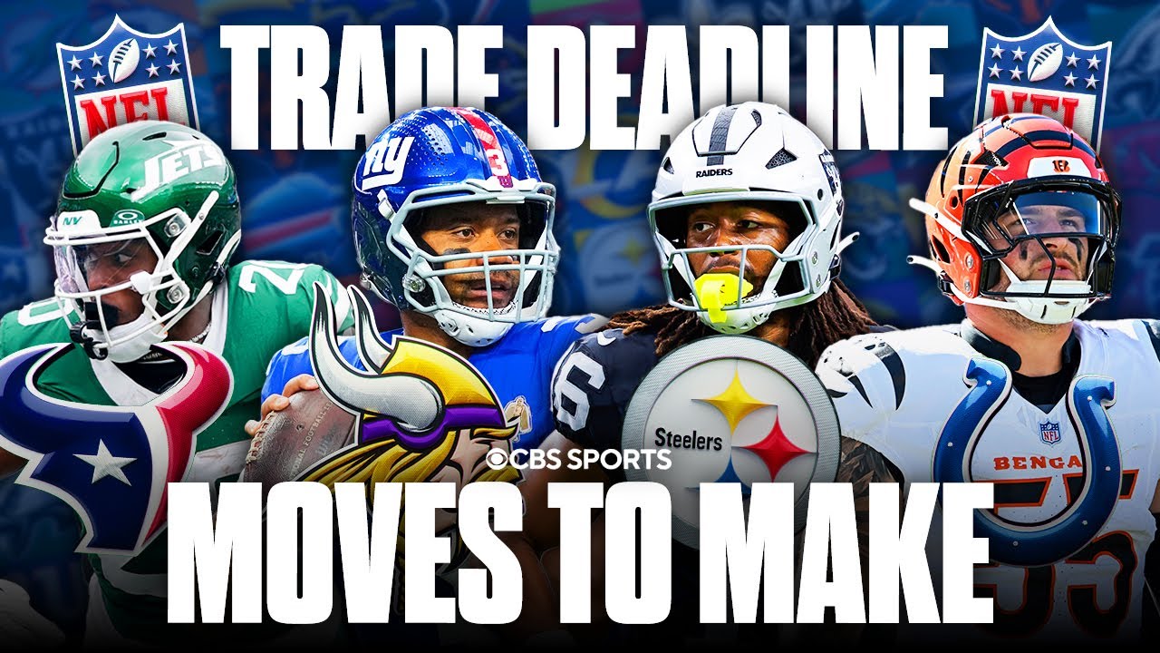 5 trades that SHOULD happen before the NFL Trade Deadline TUESDAY 👀 | Russell Wilson to the Vikings?