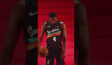 𝐁𝐚𝐜𝐤 𝐢𝐧 𝐛𝐥𝐚𝐜𝐤. #CityEdition #Spurs #NBA #fiesta