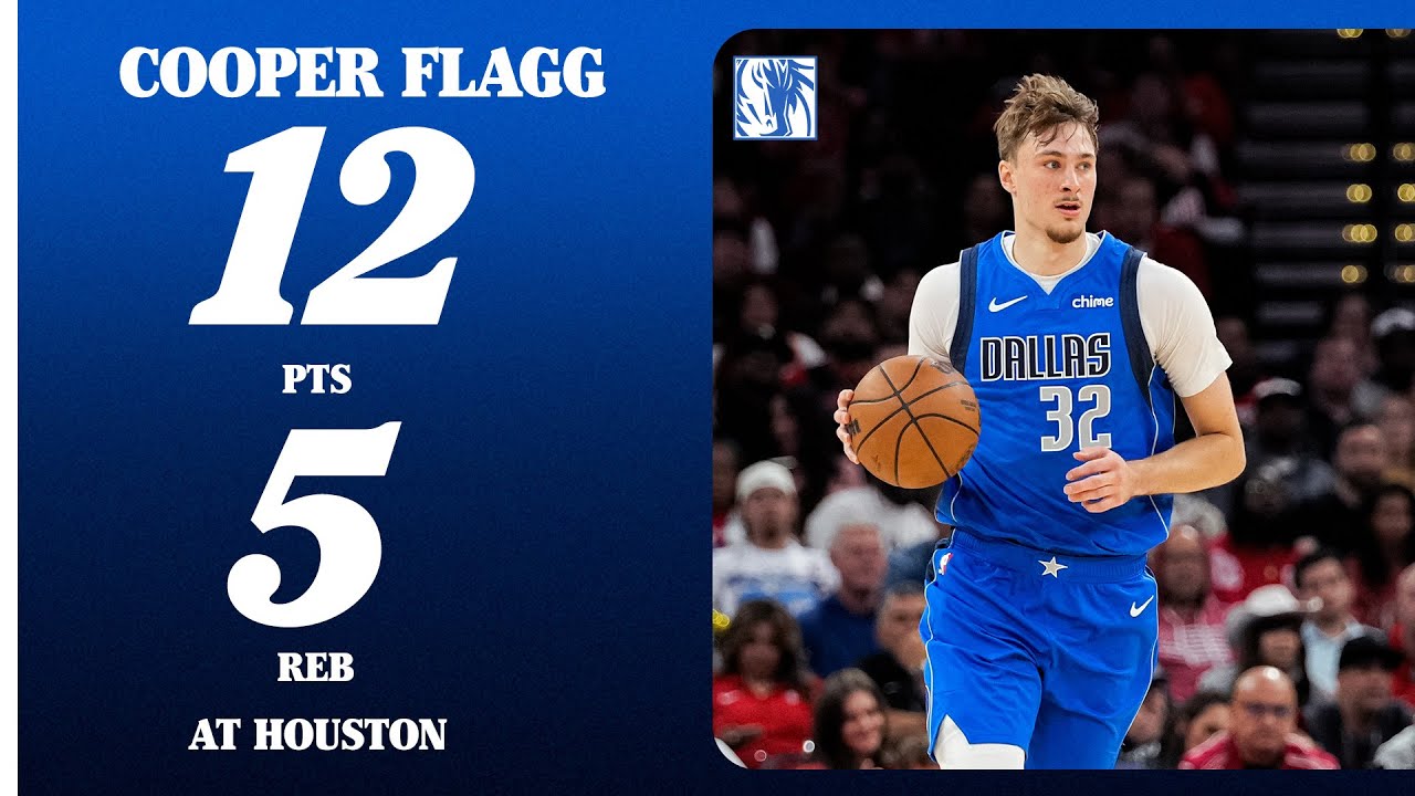 Cooper Flagg (12 PTS 5 REB) at Houston Rockets | November 3, 2025