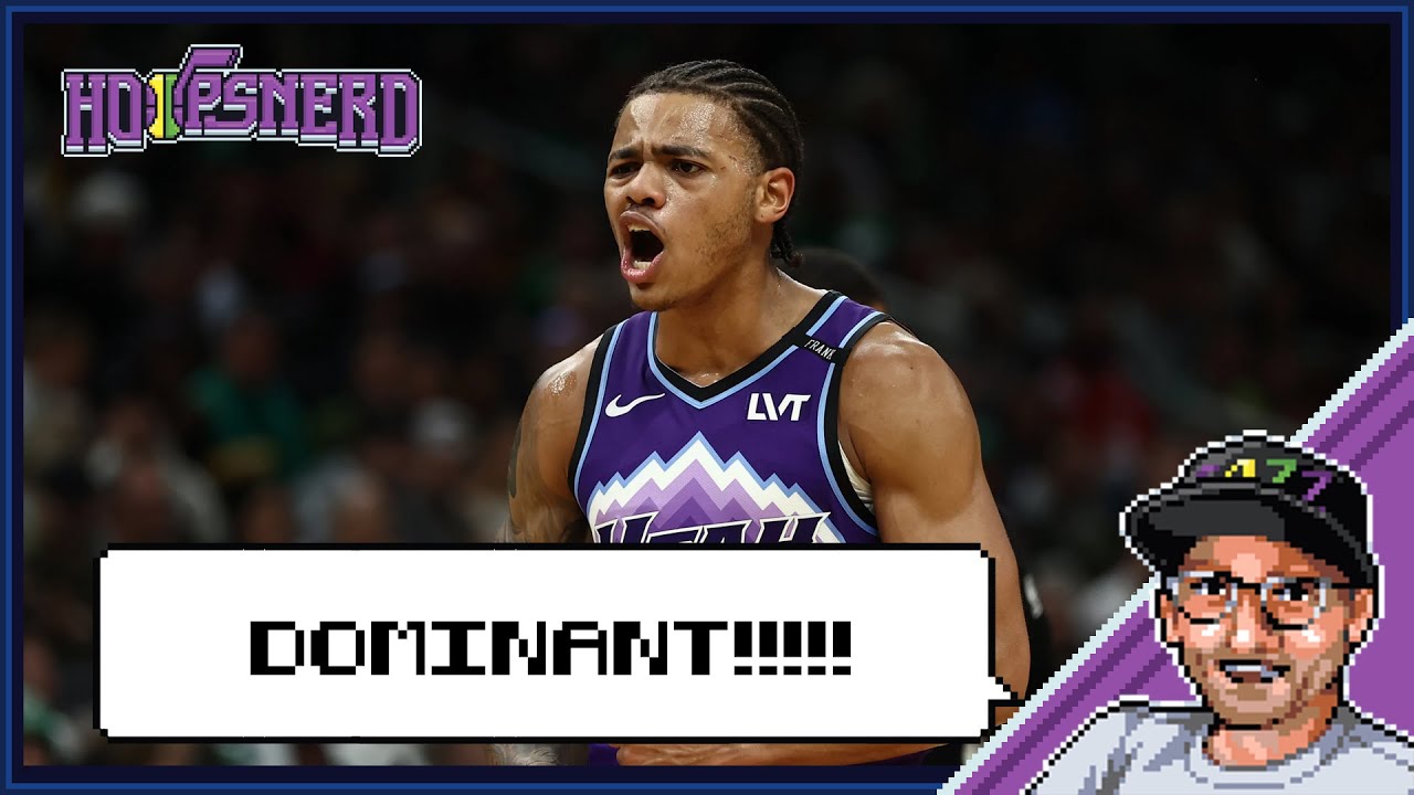 Utah Jazz vs Boston Celtics Post Game | KEYONTE GEORGE IS HIMMM! | Hoops Nerd Show
