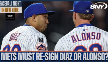 Who should Mets prioritize bringing back, Pete Alonso or Edwin Diaz?
