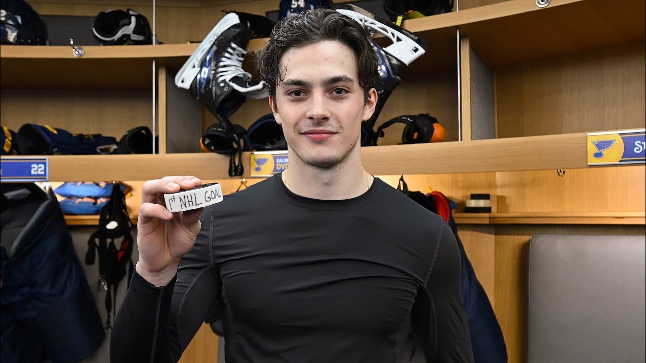 Dalibor Dvorsky scores first NHL goal