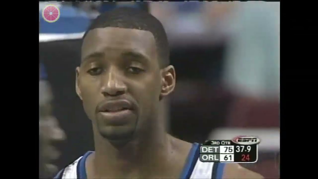 T-Mac 37pts！Throwback NBA Playoffs WCFR 2003.5.2 Detroit Pistons at Orlando Magic G6 FHD