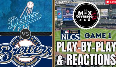 🔴NLCS Game 1 - Los Angeles Dodgers vs Milwaukee Brewers - Play-By-Play & Reactions (10/13/25)