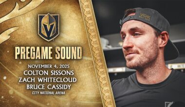 🎥 PREGAME SOUND: Sissons, Whitecloud & Cassidy