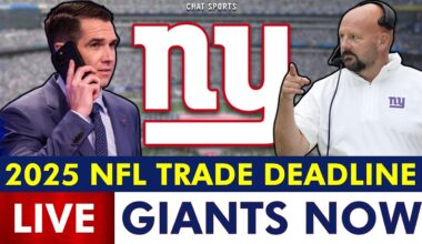 🚨Giants NFL Trade Deadline Coverage + LATEST Giants Trade Rumors
