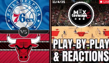 🔴LIVE - Philadelphia 76ers vs Chicago Bulls - Play-By-Play & Reactions (11/4/25)