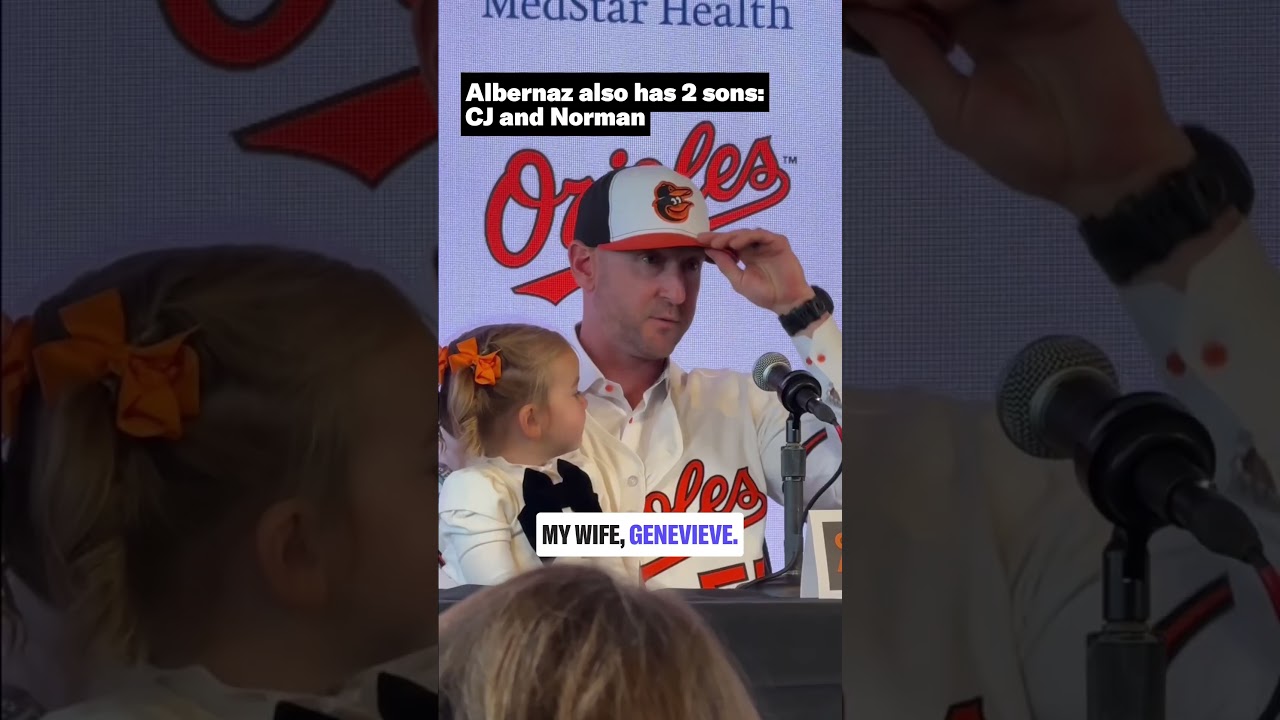 Craig Albernaz's daughter steals the show at Orioles press conference