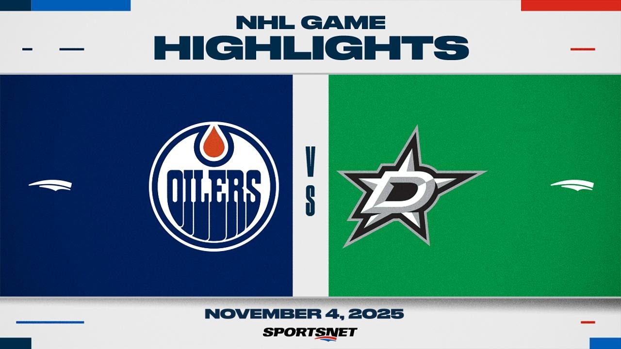 NHL Highlights | Oilers vs. Stars - November 4, 2025