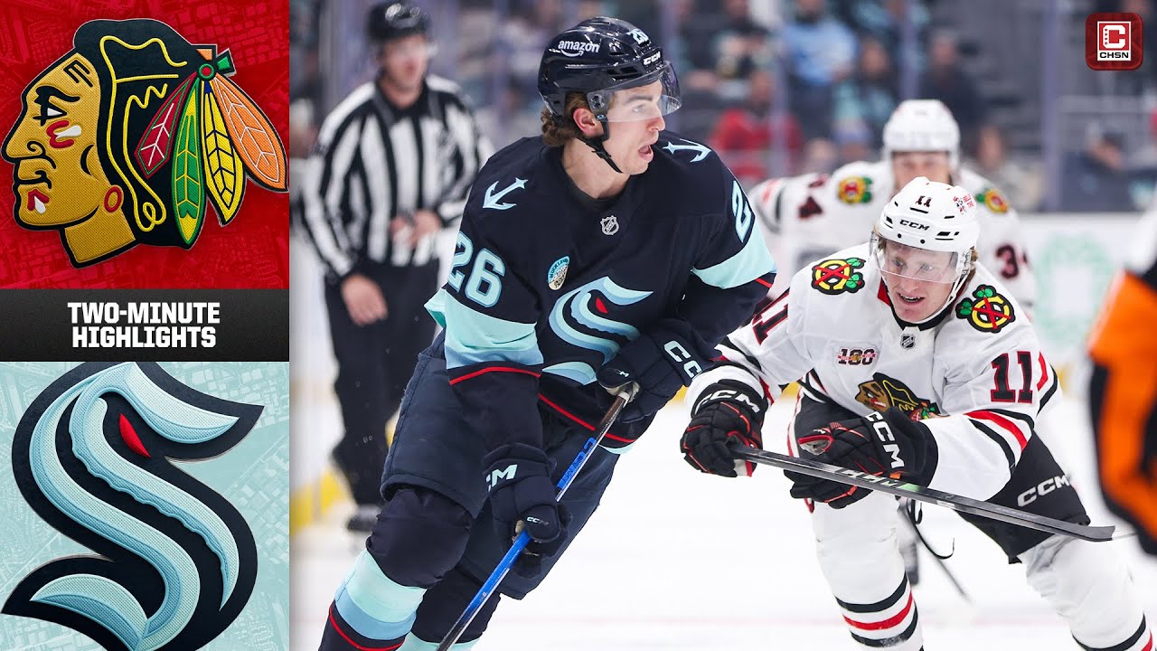 Seattle Kraken vs. Chicago Blackhawks (11/3/25) | Game Highlights | CHSN Blackhawks