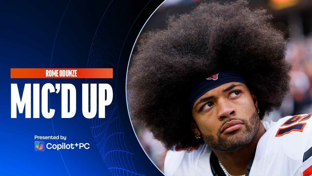 Rome Odunze | Mic'd Up | Chicago Bears