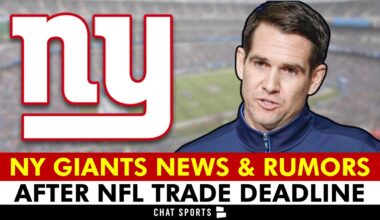 🚨MAJOR Giants News, Rumors After NFL Trade Deadline