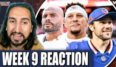 NFL Week 9 Reaction: Bills beat Chiefs, Cowboys CRUSHED vs. Cardinals + trade deadline | Nick Wright