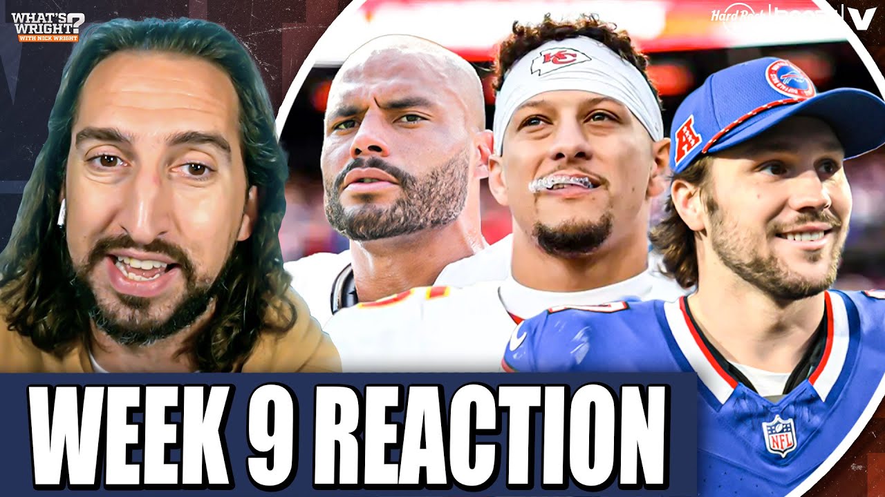 NFL Week 9 Reaction: Bills beat Chiefs, Cowboys CRUSHED vs. Cardinals + trade deadline | Nick Wright