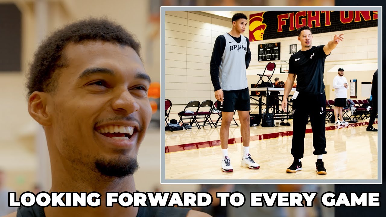 Victor Wembanyama on Spurs Upcoming Match-Up Against the Lakers