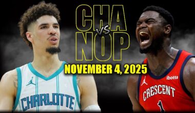 New Orleans Pelicans vs Charlotte Hornets Full Game Highlights - November 4, 2025 | NBA Season
