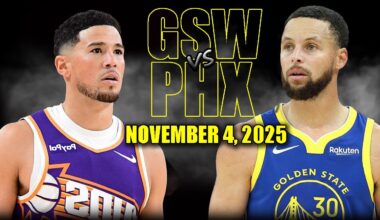 Golden State Warriors vs Phoenix Suns Full Game Highlights - November 4, 2025 | NBA Season