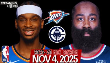 (LIVE) SGA vs James Harden | Oklahoma City Thunder vs Los Angeles Clippers NBA Live Stream