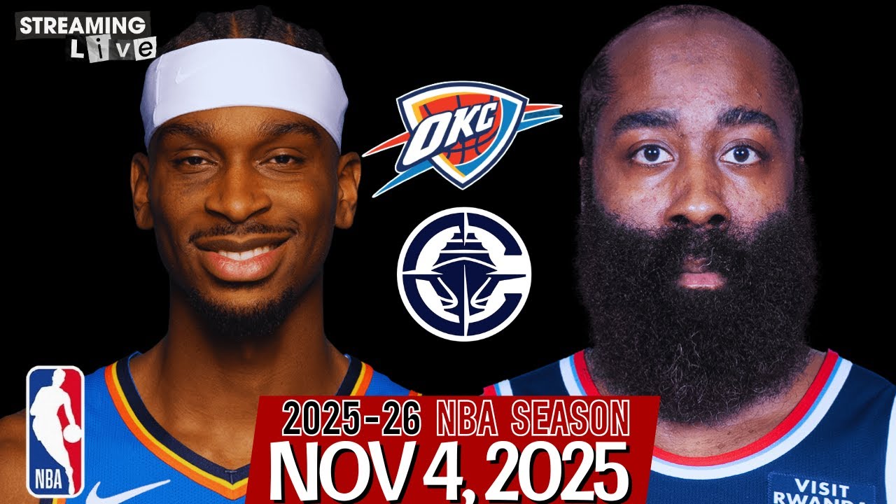 (LIVE) SGA vs James Harden | Oklahoma City Thunder vs Los Angeles Clippers NBA Live Stream
