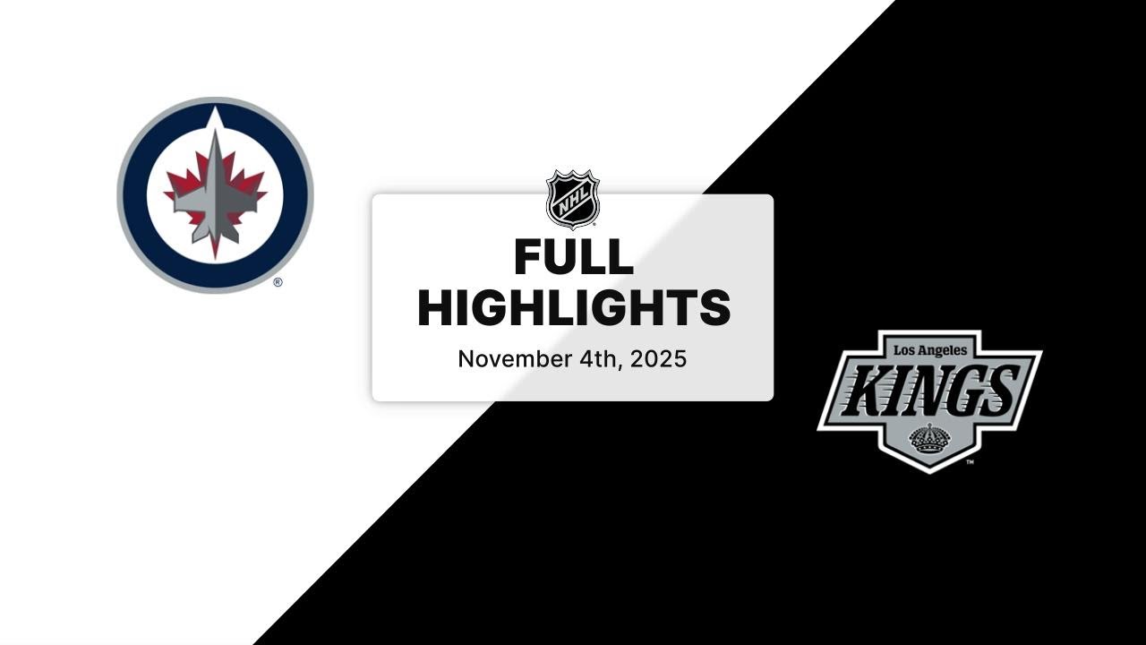NHL Highlights | Jets vs. Kings | November 04, 2025