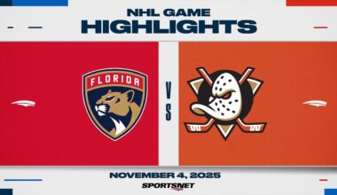 NHL Highlights | Panthers vs. Ducks - November 4, 2025