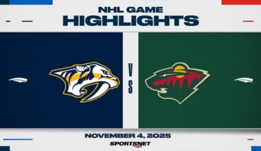 NHL Highlights | Predators vs. Wild - November 4, 2025