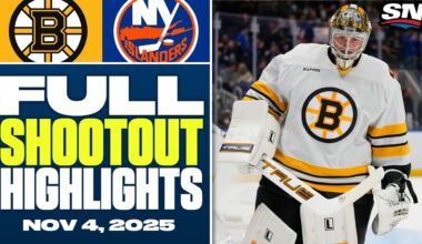 Boston Bruins at New York Islanders | FULL Shootout Highlights - November 4, 2025