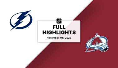 NHL Highlights | Lightning vs. Avalanche | November 04, 2025