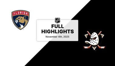 NHL Highlights | Panthers vs. Ducks | November 04, 2025