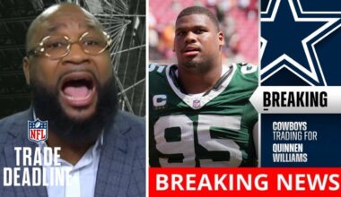[BREAKING] ESPN reports Dallas Cowboys acquire Jets star DT Quinnen Williams in a blockbuster trade
