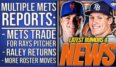 REPORT: Mets TRADE For Rays Reliever, Raley RETURNS, SIGN Waddell, CUT Drew Smith (Mets News)