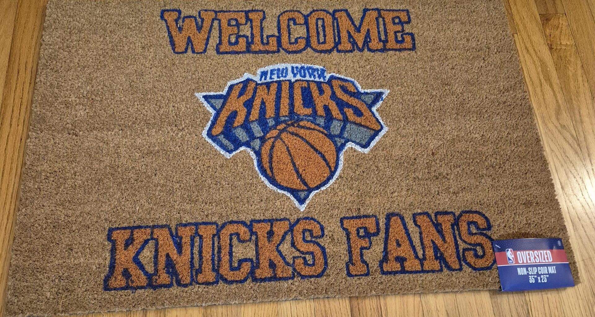 Knicks doormat found at BJs
