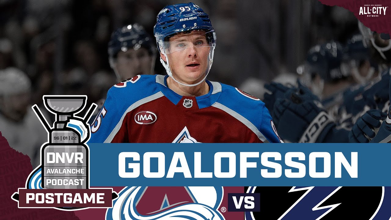 Olofsson and the Colorado Avalanche 3rd line put away Tampa Bay Lightning | DNVR Avalanche Postgame