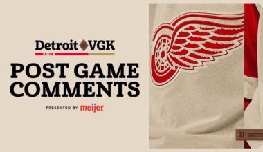 Dylan Larkin, John Gibson, Moritz Seider, Todd McLellan Post Game Comments @ VGK | Nov. 4. 2025
