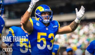 Rams vs. Saints: Striking Fear In Opponents Across The League | Game Trailer