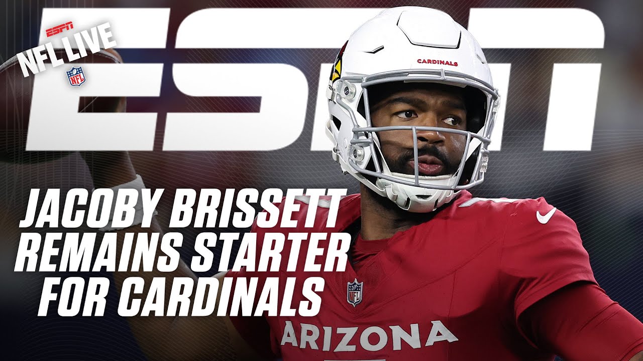 Cardinals QB Jacoby Brissett named QB1 for Week 11🚨 Kyler Murray's future in question | NFL Live