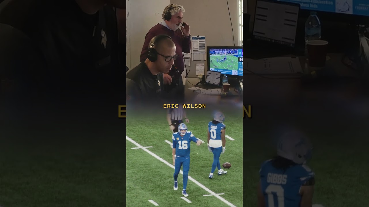 Radio Call Reaction to Vikings Sacking Jared Goff on Crucial Third Down