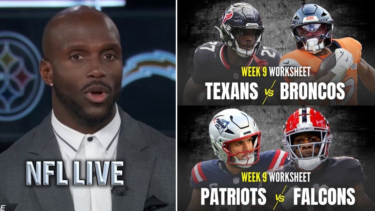 NFL LIVE | Jason McCourthy makes his pick NFL Week 9: Broncos vs Texans; Falcons vs Patriots