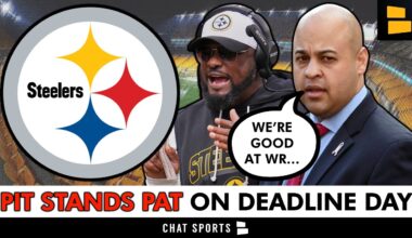 Steelers News: Omar Khan STANDS PAT On Trade Deadline Day + Why That Is NOT The End Of The World