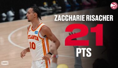 Zaccharie Risacher pours in 21 points in 25 minutes in Hawks Win over Magic