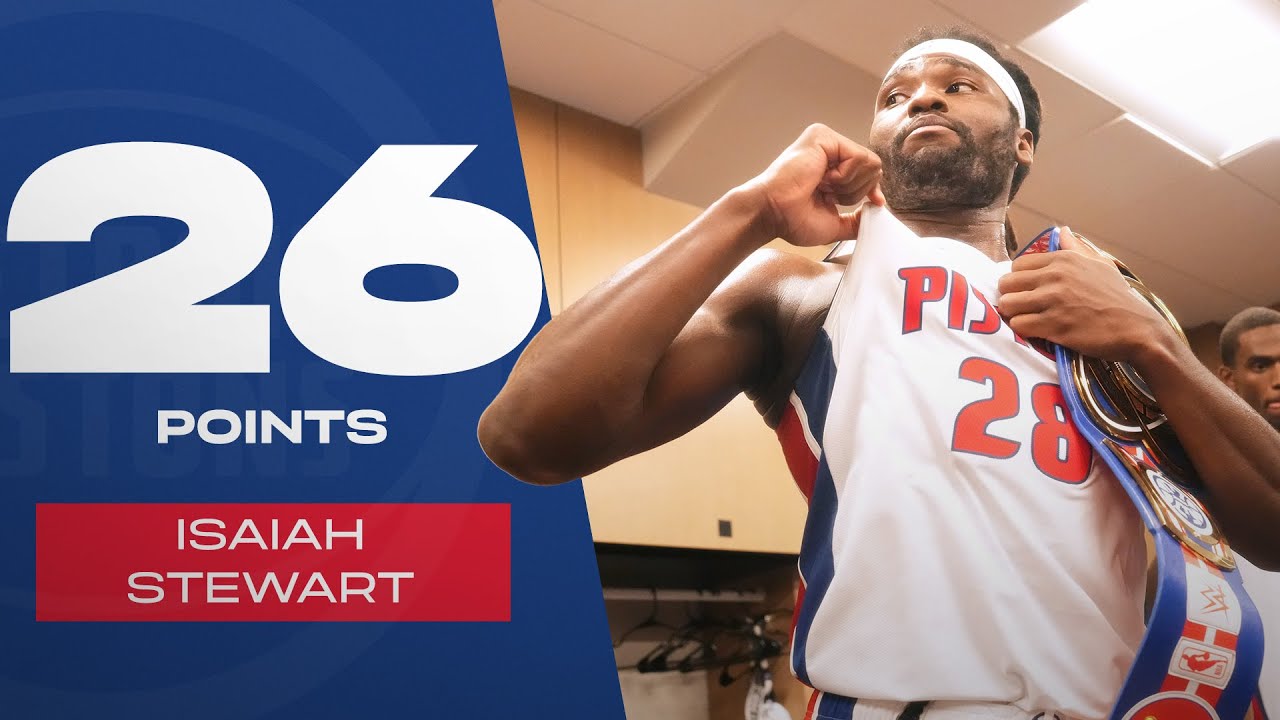 Next Man Up Isaiah Stewart Drops Career-High 26 vs Memphis Grizzlies #pistons #nba