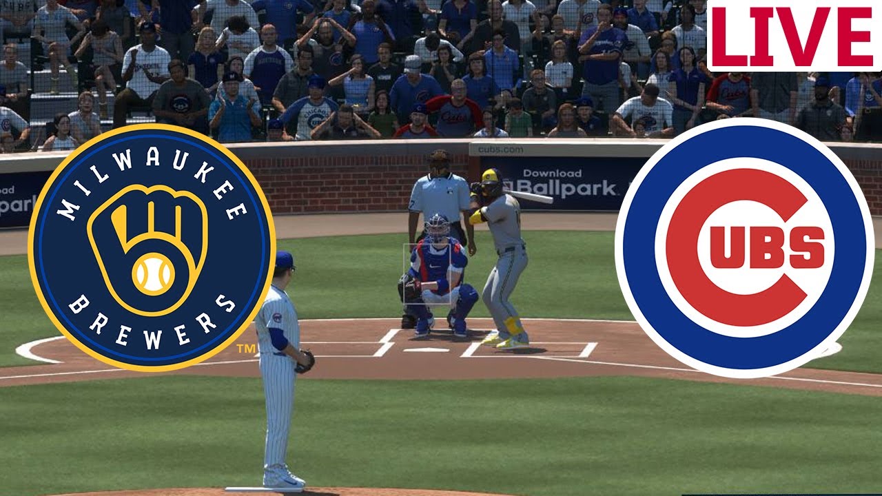 🔴LIVE 🔴Milwaukee Brewers VS Chicago Cubs  / August 18/ Baseball Envivo/MLB THE SHOW 25