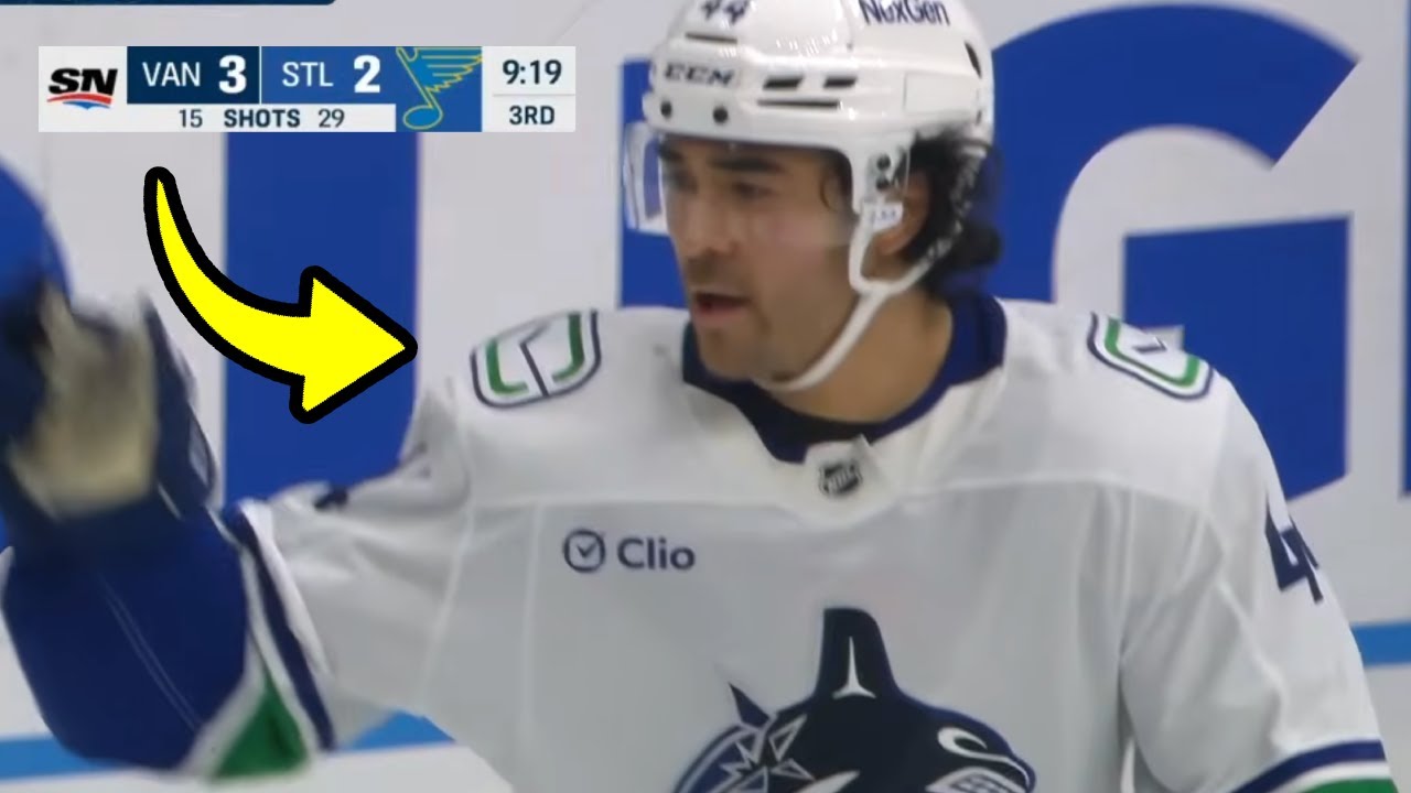This Canucks player is genuinely TAKING OVER the NHL....