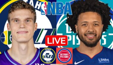 LIVE: UTAH JAZZ vs DETROIT PISTONS | NBA | PLAY BY PLAY | SCOREBOARD