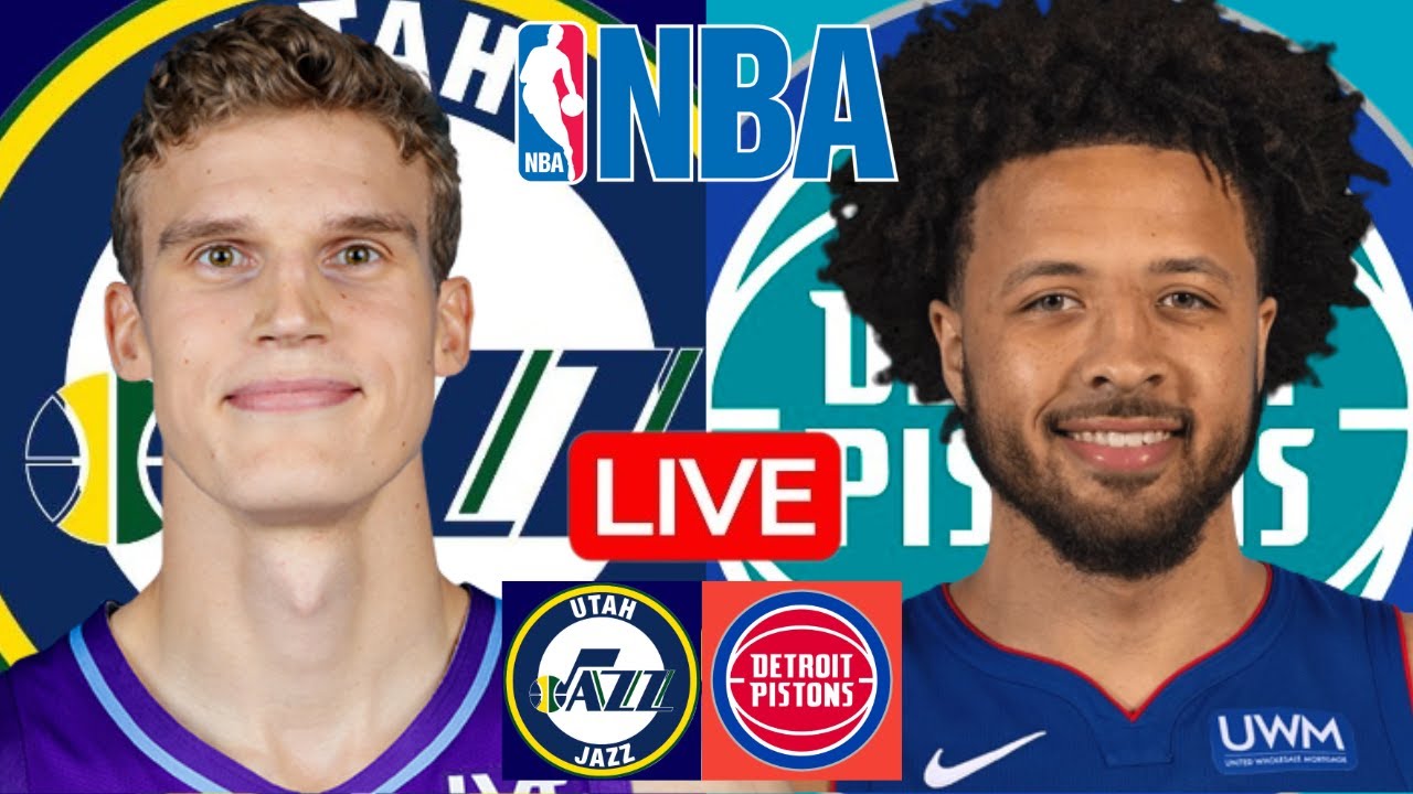 LIVE: UTAH JAZZ vs DETROIT PISTONS | NBA | PLAY BY PLAY | SCOREBOARD