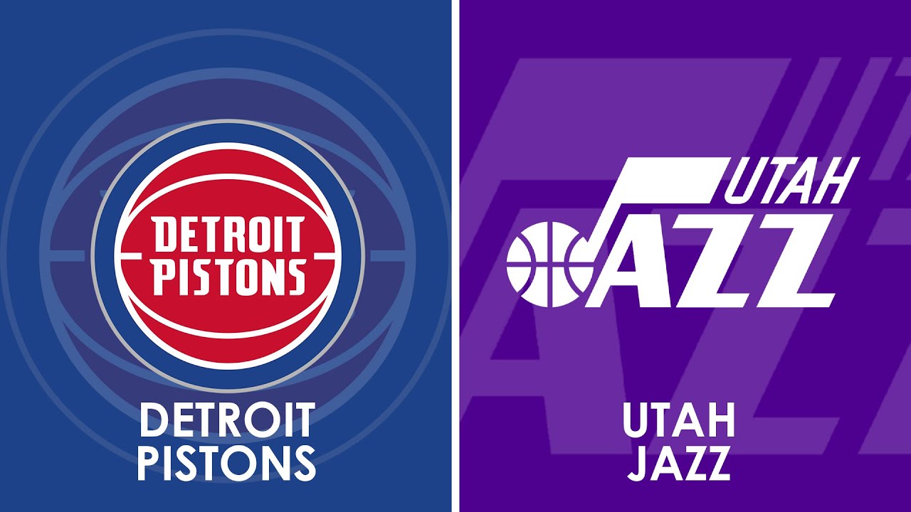Detroit Pistons vs Utah Jazz NBA Live Scoreboard
