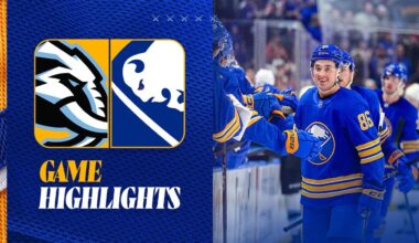 Noah Ostlund Scores First NHL Goal! | Buffalo Sabres And Utah Mammoth Go To Overtime | Highlights