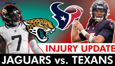 MASSIVE INJURY UPDATE: C.J. Stroud Ruled Out Against Jaguars + NFL Week 10 Preview