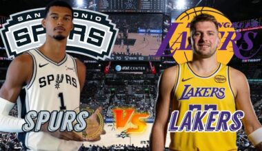 San Antonio Spurs vs Los Angeles Lakers Live Play by Play & Scoreboard